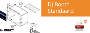 Werktekening Steigerbuis DJ Booth / DJ Meubel Werktekening Steigerbuis DJ Booth / DJ Meubel